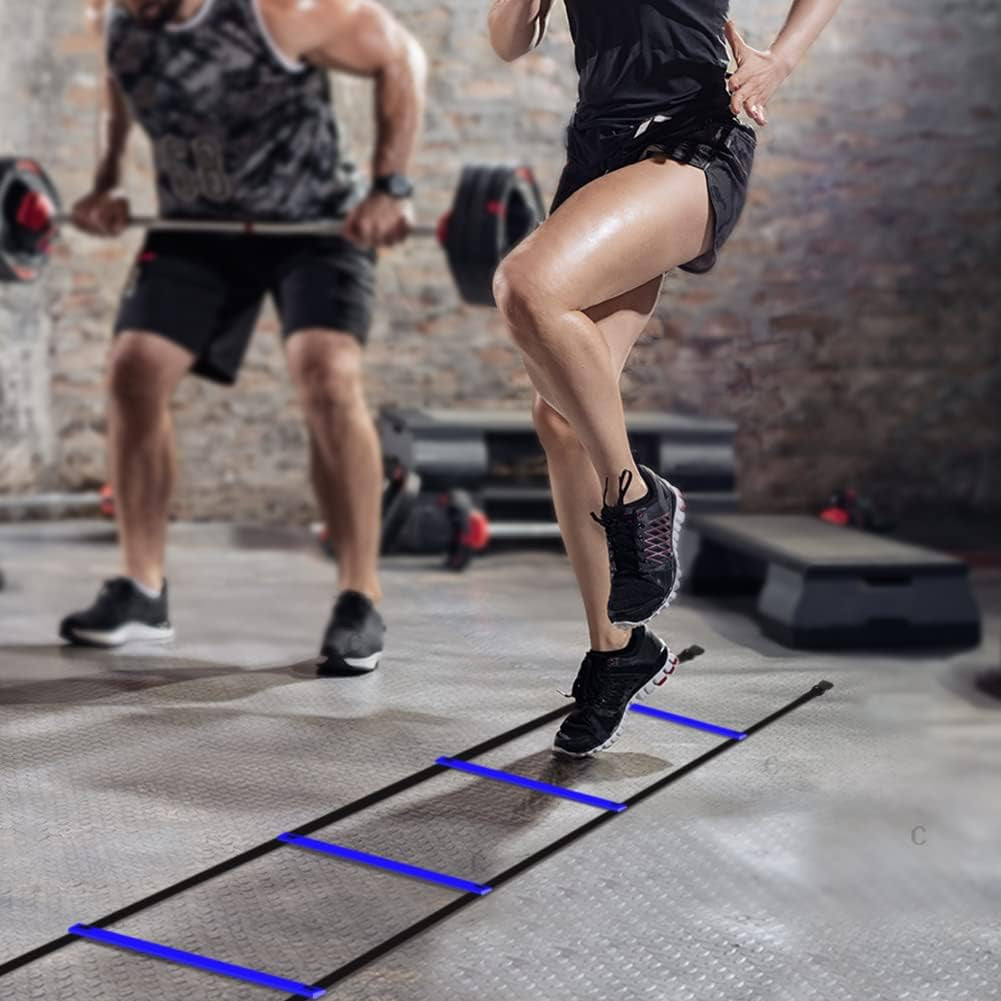 Pro Agility Ladder Agility Training Ladder Speed 12 Rung 20Ft with Carrying Bag