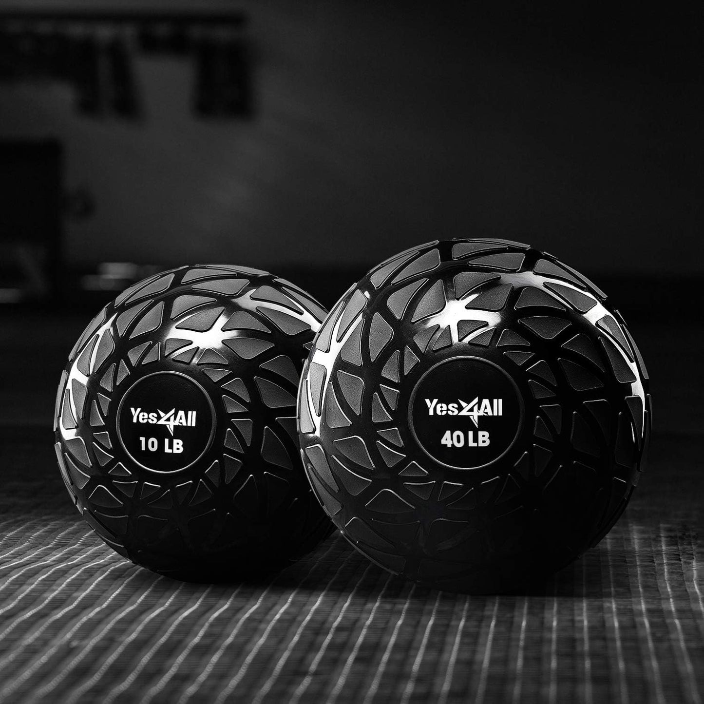Slam Balls, 10-40Lb Medicine Ball Weight, Durable PVC Sand Filled Workout Dynamic Medicine Ball for Core Strengthen