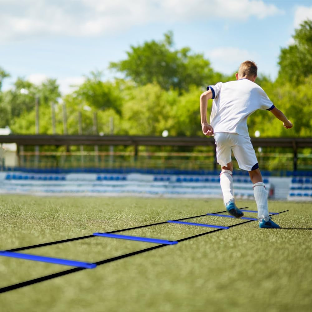 Pro Agility Ladder Agility Training Ladder Speed 12 Rung 20Ft with Carrying Bag