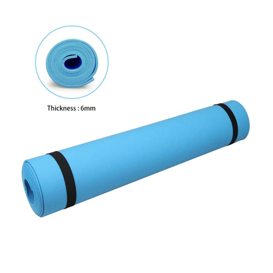 6Mm Thick Yoga Mat Non-Slip EVA Foam Eco-Friendly Indoor Fitness Pad for Beginner Home Exercise Pilates Tasteless Mattress